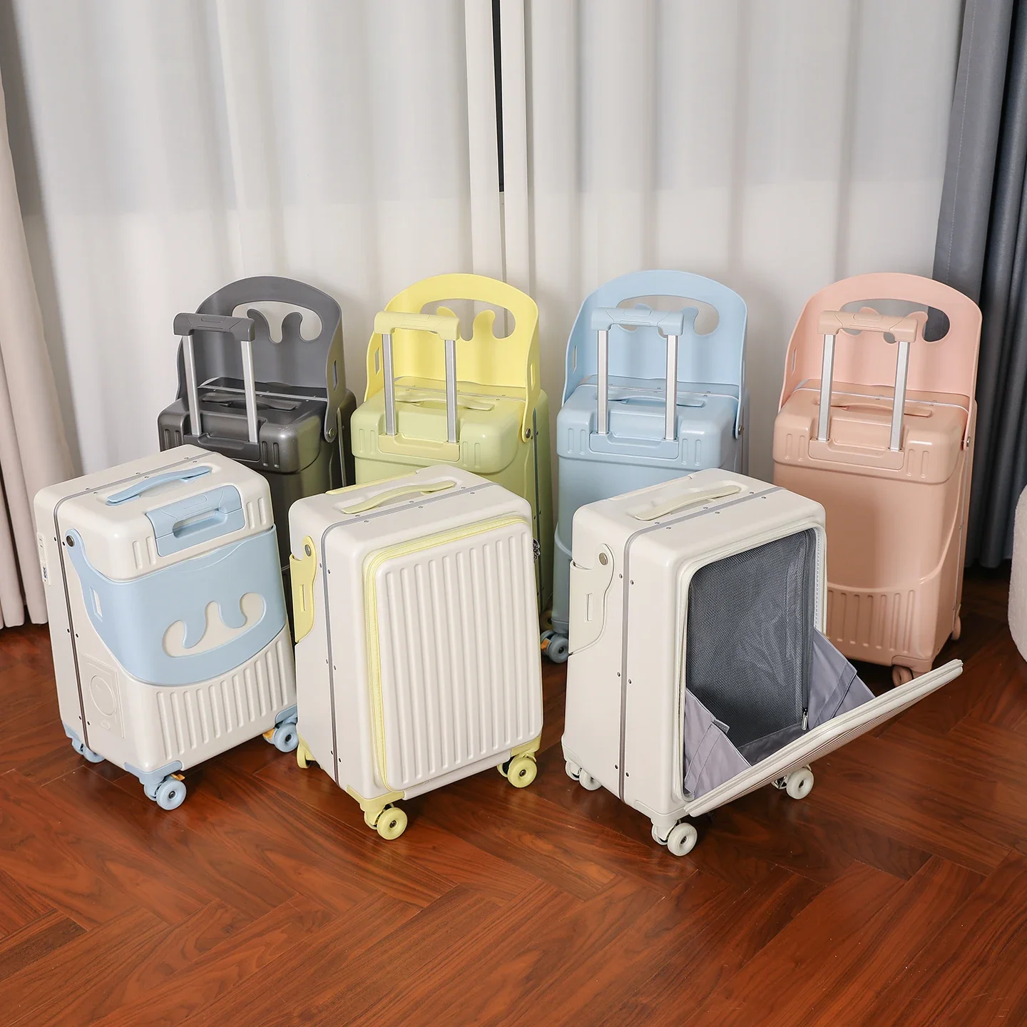 BunnyFly キッドママスーツケース 子供用シート付き  - Baby Nursery Trolley のレビューと価格